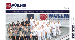 Desktop Screenshot of farben-muellner.at